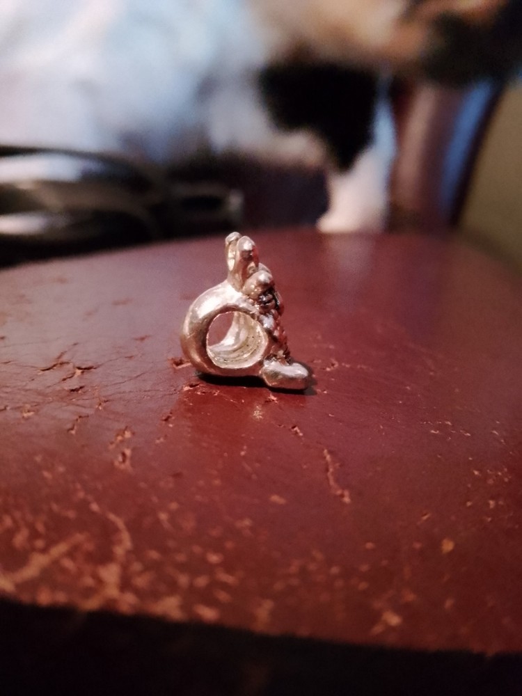925 Silver Cow Charm