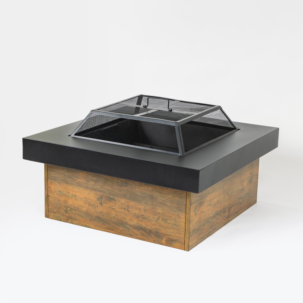36Inch Iron Fire Pit Table Wood Burning Stove
