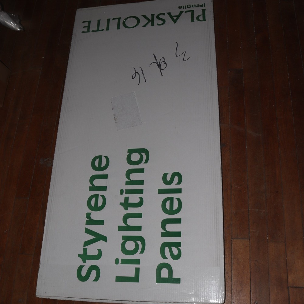 (5-Pk) Plaskolite Panel Lite Eggcrate White 2' X 4' 1199232A