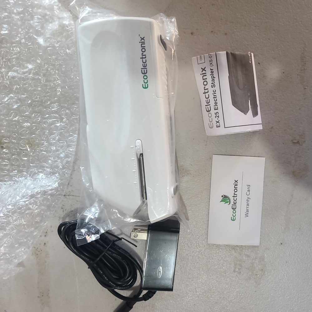 EcoElectronix Portable Automatic Electric Stapler - 30 Sheet Capacity