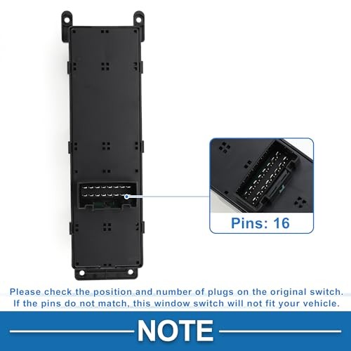 Power Window Switch No.935701D2003W Front Left Driver Side Window Control