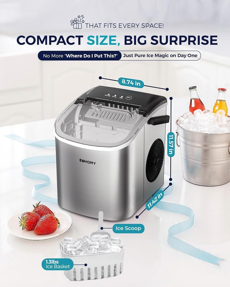 Reliable Ice Maker Machine with R600a Refrigerant for Optimal Performance