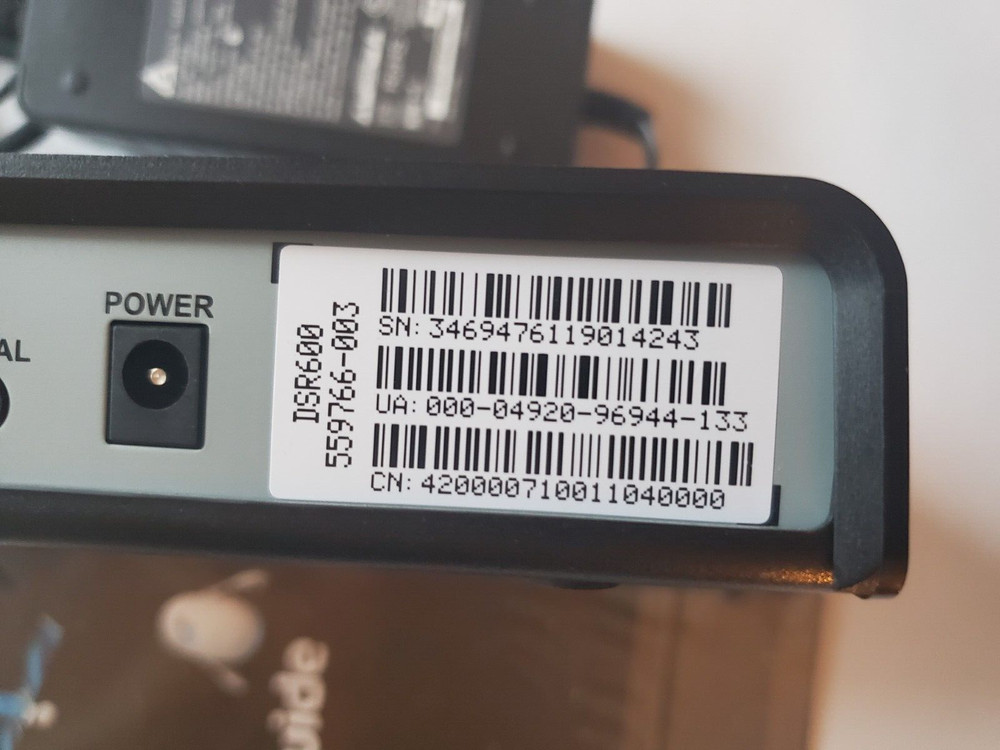 Shaw Direct ARRIS HDDSR 600 Digital Satellite Receiver With Remote/Adapter USED