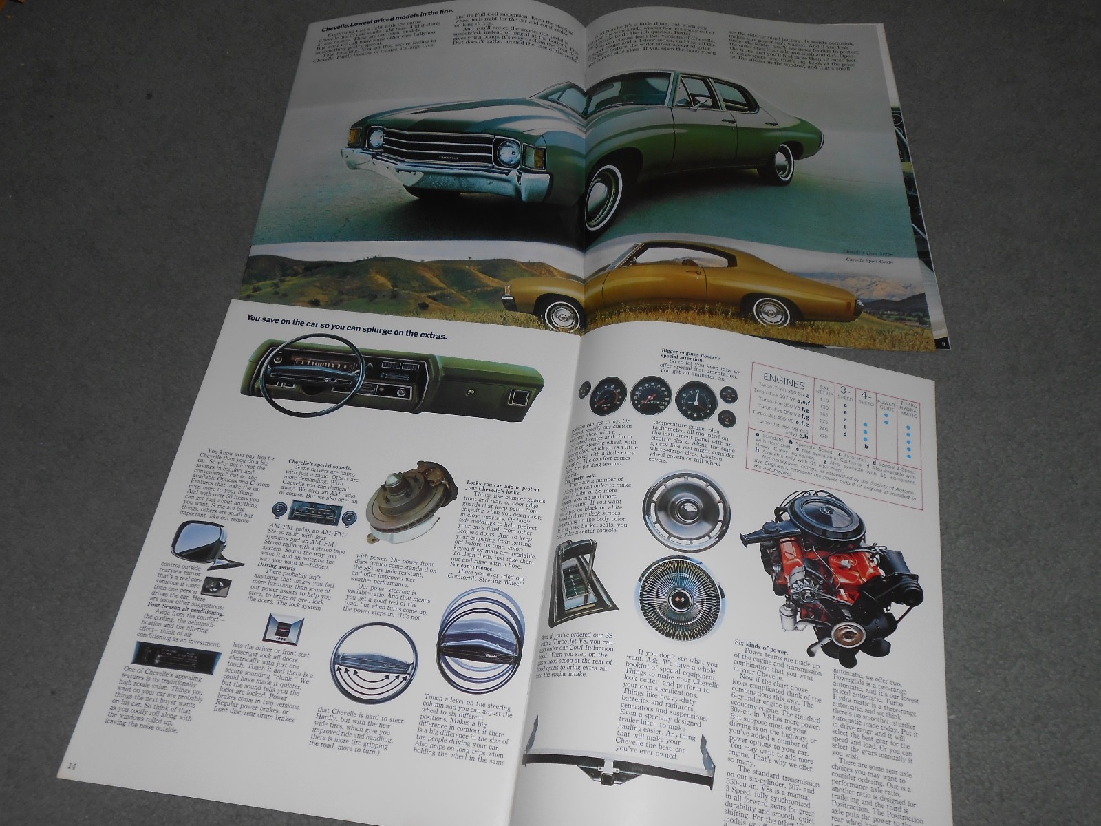 1972 CHEVELLE BROCHURE / '72 MALIBU SS HEAVY CHEVY ORIGINAL 16 p. CATALOG