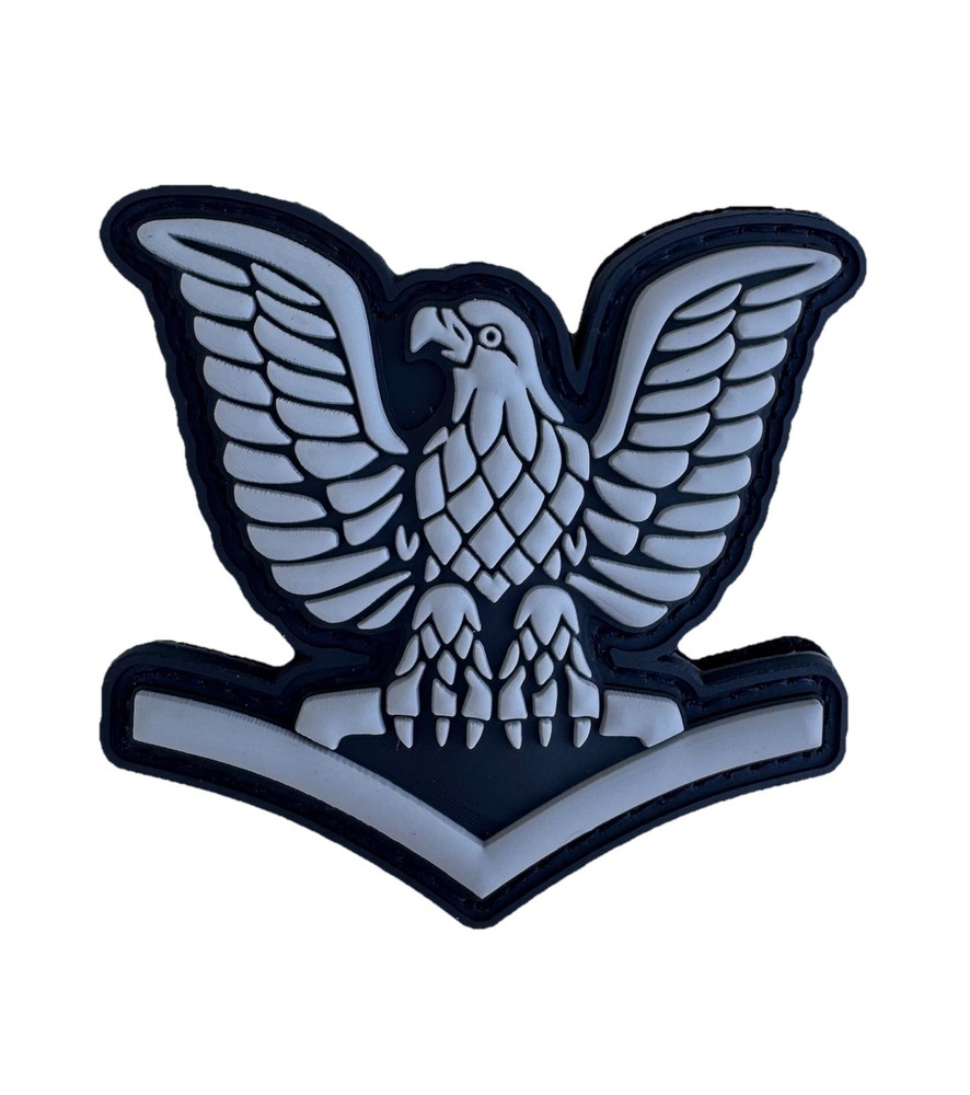 US Navy E-4 Petty Officer PVC Hook/Loop Morale Patch