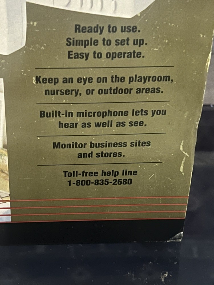 Vtg Keepsafer by Linear Compact Portable CCTV Observation System NOS NIB