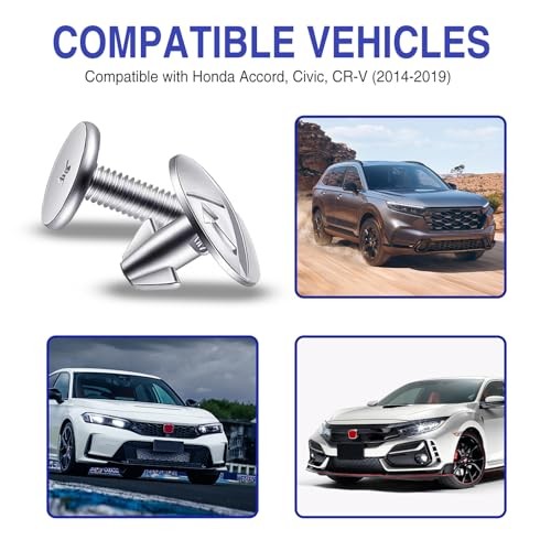 Engine Splash Shield Bolt Kit – Lower Skid Plate Screws for Under Engine 8PCS