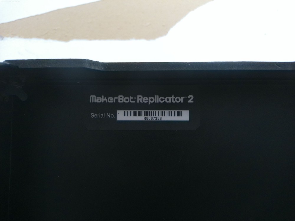 Makerbot Replicator 2 3D Printer W/ AC Adapter