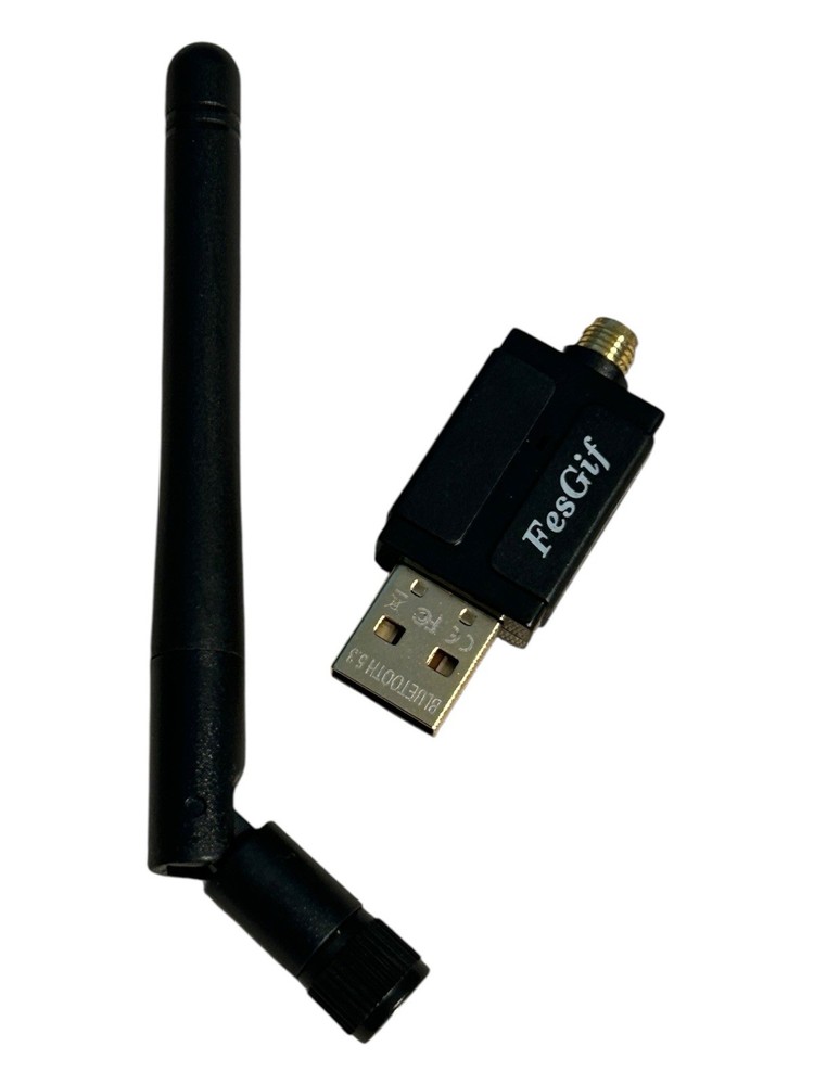 Wireless Adapter, USB 2.0 Bluetooth 5.3 Plug-N-Play, Makes Your PC Compatible