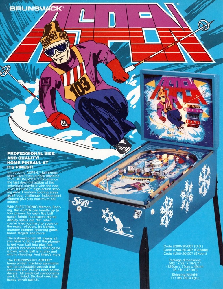 1978 Brunswick Aspen Pinball Machine Rubber Ring Kit