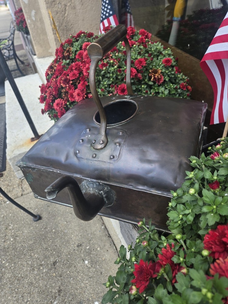 19th Century Copper Ships Tea Pot