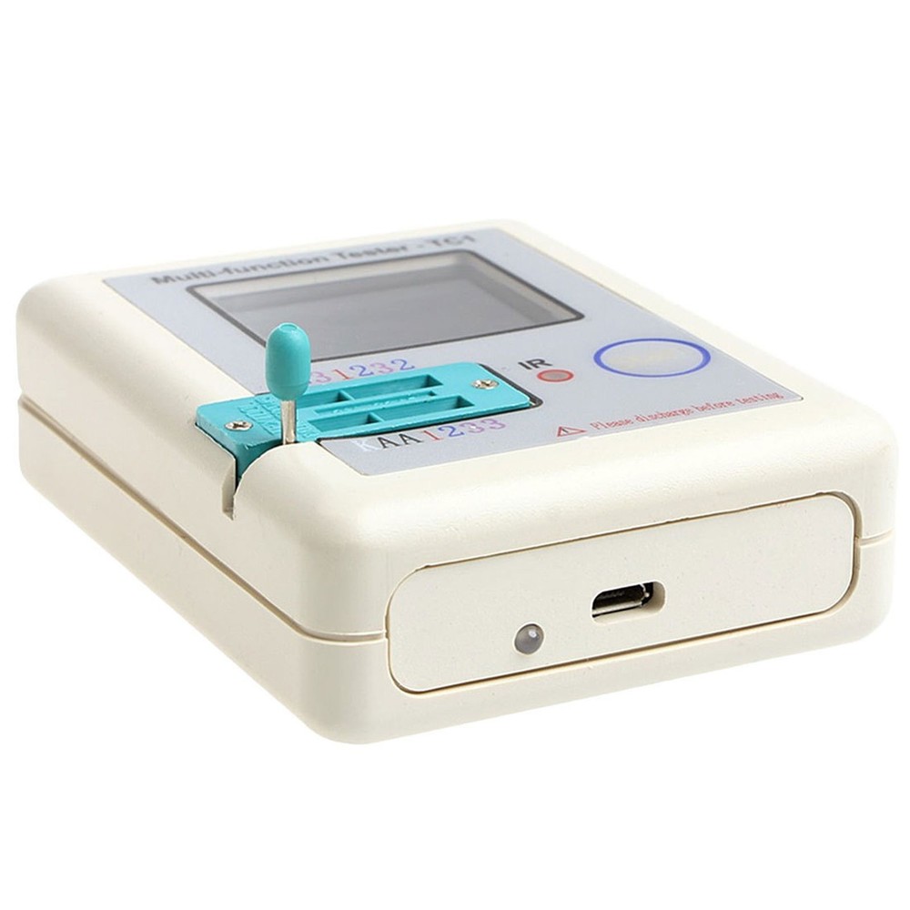 LCR-TC1 Color Display Transistor Meter Tester for Diode Triode Capacitor Tool