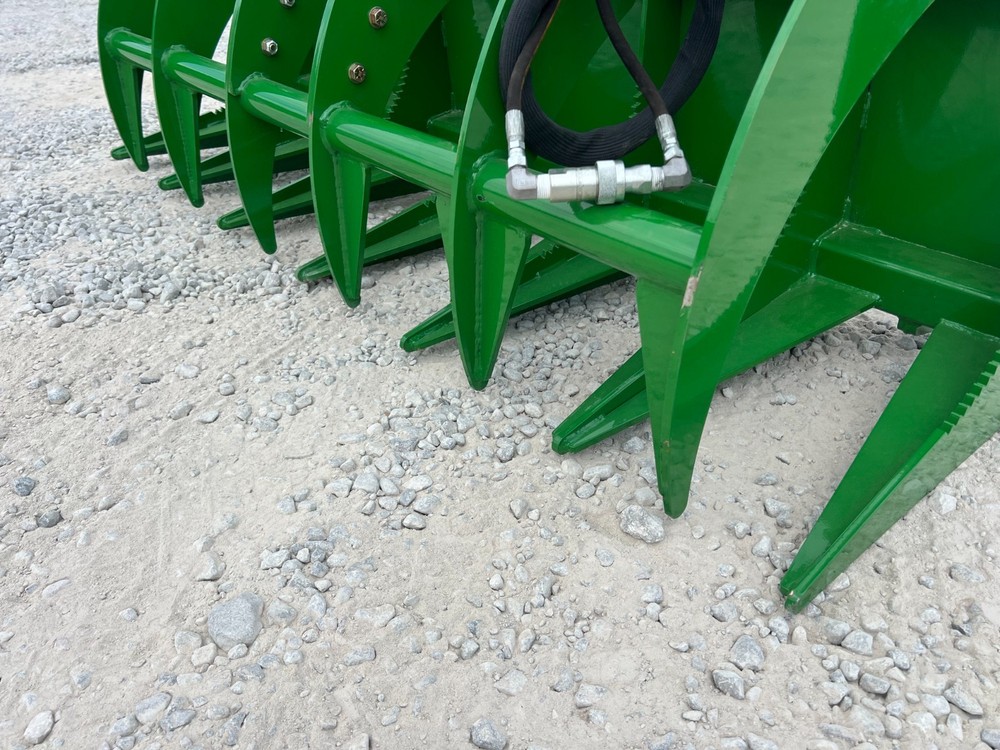 Proworks 72" Root Rake Clam Grapple Attachment John Deere Compact Tractor Loader