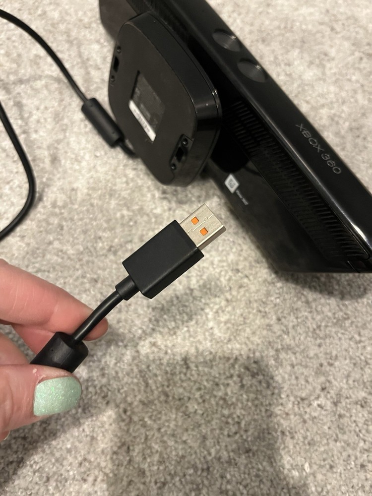 Microsoft Xbox 360 Kinect Sensor Bar Camera Model 1414 Black Tested Working OEM