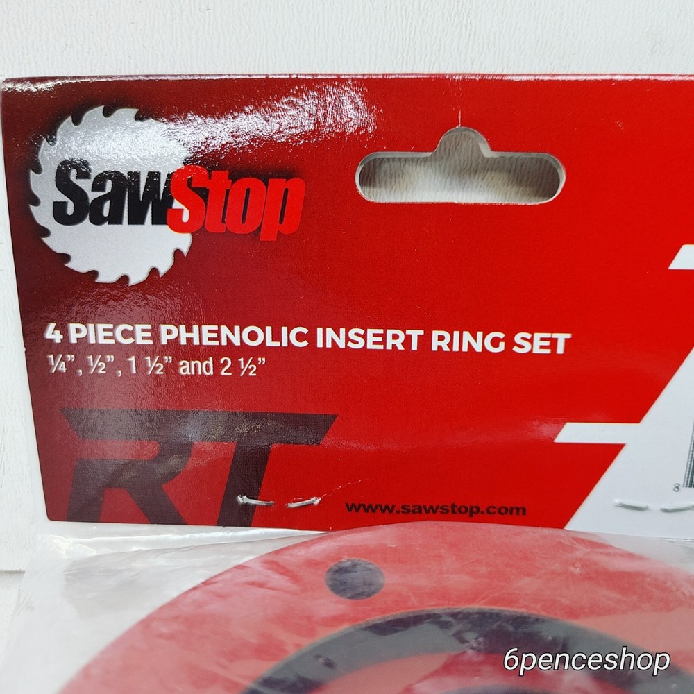 SawStop RT-PIR Phenolic Insert Ring Set for Router Lift (4 pc.)