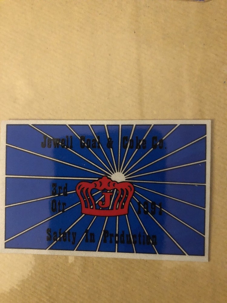 coal mining stickers nice older coal company