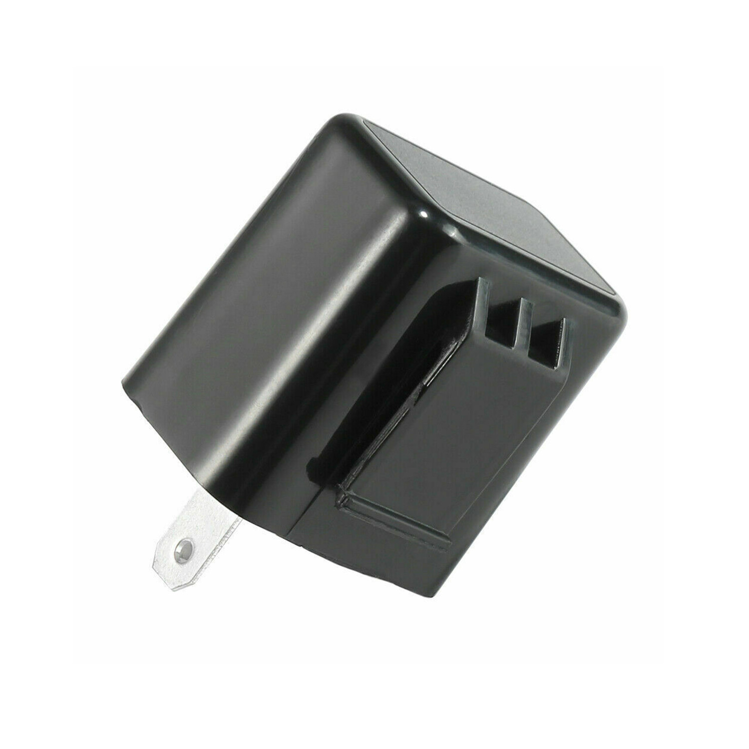 2×For Adjustable LED Flasher Relay Turn Signal Blinker Light Motorcycle 2Pin 12V