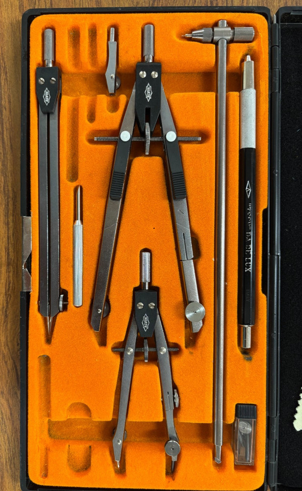ALVIN PRECISION DRAWING INSTRUMENTS 129 JS MADE IN GERMANY