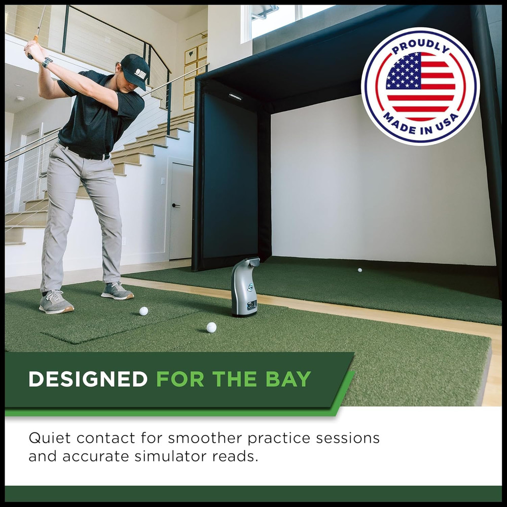 SIGPRO Professional Golf Hitting Strips - Realistic & Joint-Friendly Mat