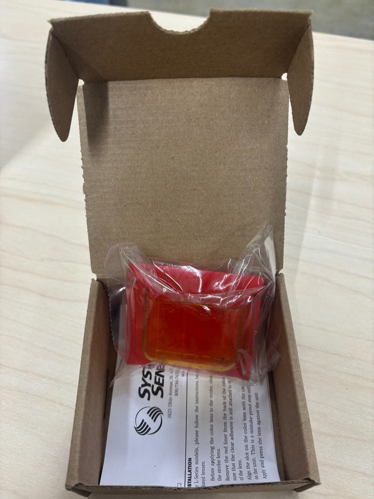 System Sensor LENS-A2 Amber Wall Mount Lens