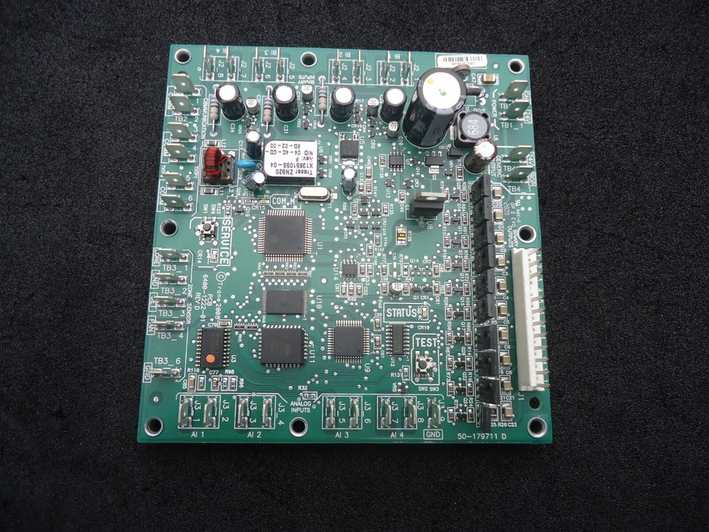 Trane new control board model#50-179711 Rev. D PCB.