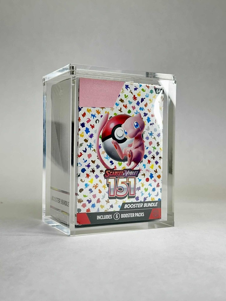 Pokémon Booster Bundle Acrylic Case | Magnetic Lid + UV Protection