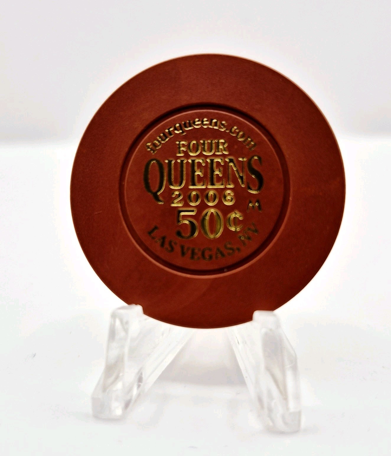 Four Queens Hotel Casino Las Vegas Nevada 2006 $.50 Casino Chip E7928