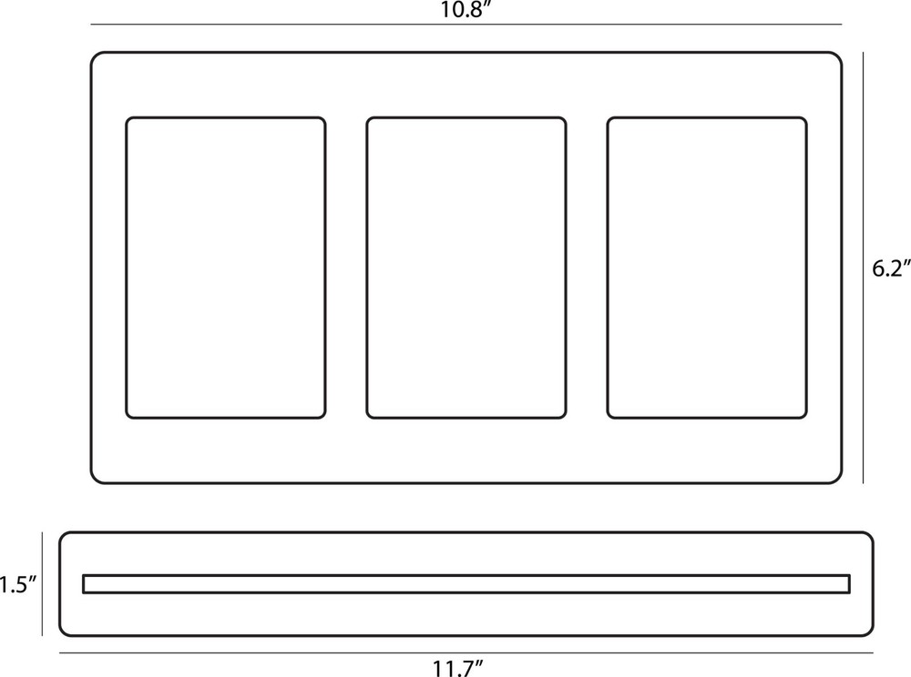 Triple Trading Card One-Touch Display (With Stand + One-Touch Cases 35PT)