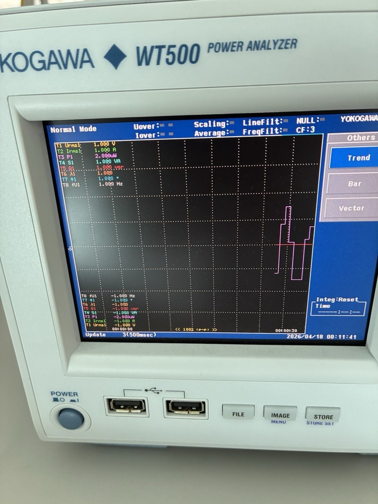 Yokogawa WT500 Mid-Range Power Analyzer