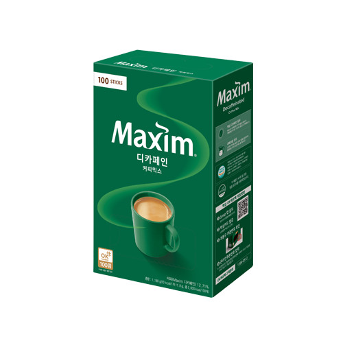 Maxim Decaffeinated Instant Coffee Mix 100 Sticks