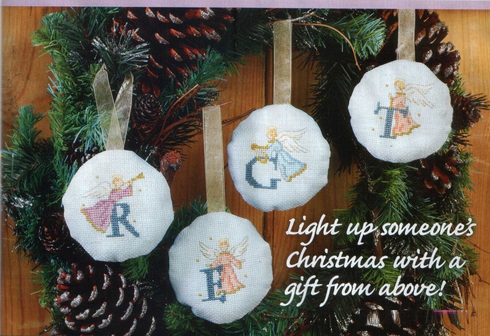 ANGEL FULL ABC  CROSS STITCH PATTERN ONLY    EK - ESW