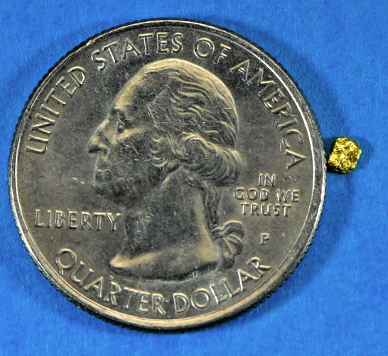 PURE GOLD NUGGET ALASKAN YUKON BC NATURAL SMALL ROCK AUTHENTIC RAW FINE 22k .06g