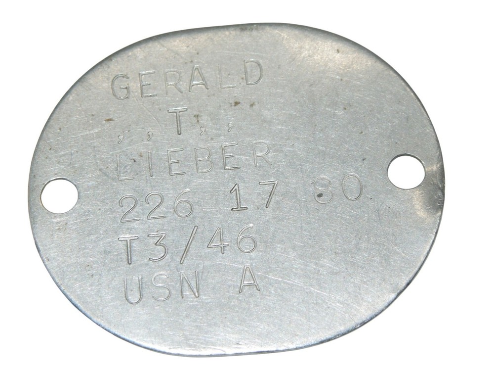 Original Post WWII US Navy 1946 USS William Rush Ship Dog Tag CA11