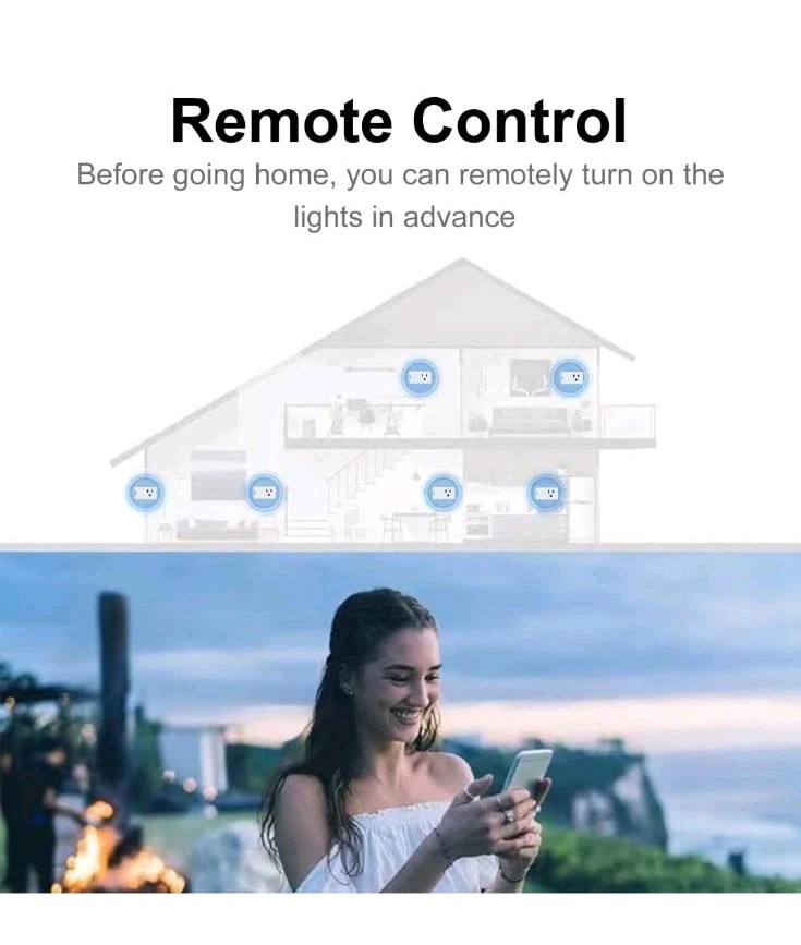 Mini Wifi Smart Plug Pack Of 2
