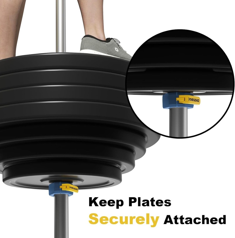 Maximize Your Workout - Durable 2-Inch Olympic Barbell Clamps with Quick Release