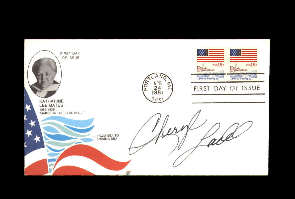 Cheryl Ladd JSA Coa Signed 1981 First Day Cover Cache FDC Autograph