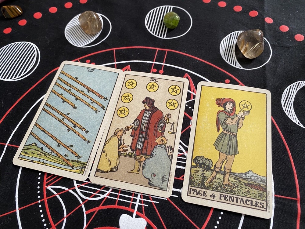 3 Card Past/Present/Future Tarot Reading Forecast Any Subject