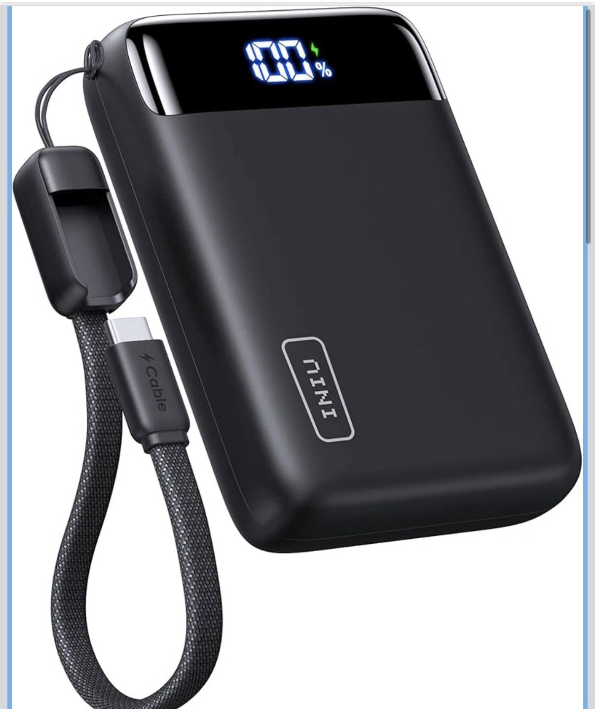 INIU Portable Charger Smallest 22.5W 20000mAh USB C in&Out Power Bank Fast Charg