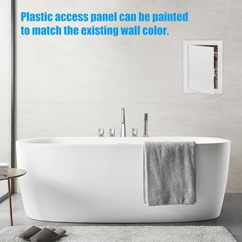 8x12 inch Plastic Access Panel for Drywall Ceiling Reinforced Plumbing Wall