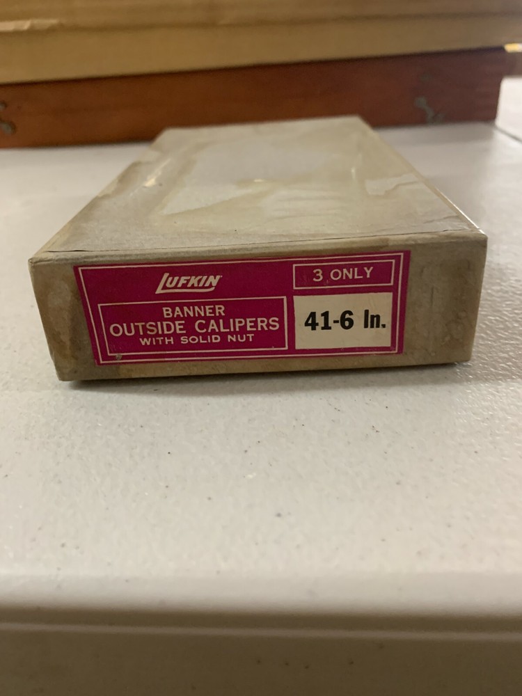 LUFKIN 41-6 6" OUTSIDE CALIPERS WITH SOLID NUT IN STOCK