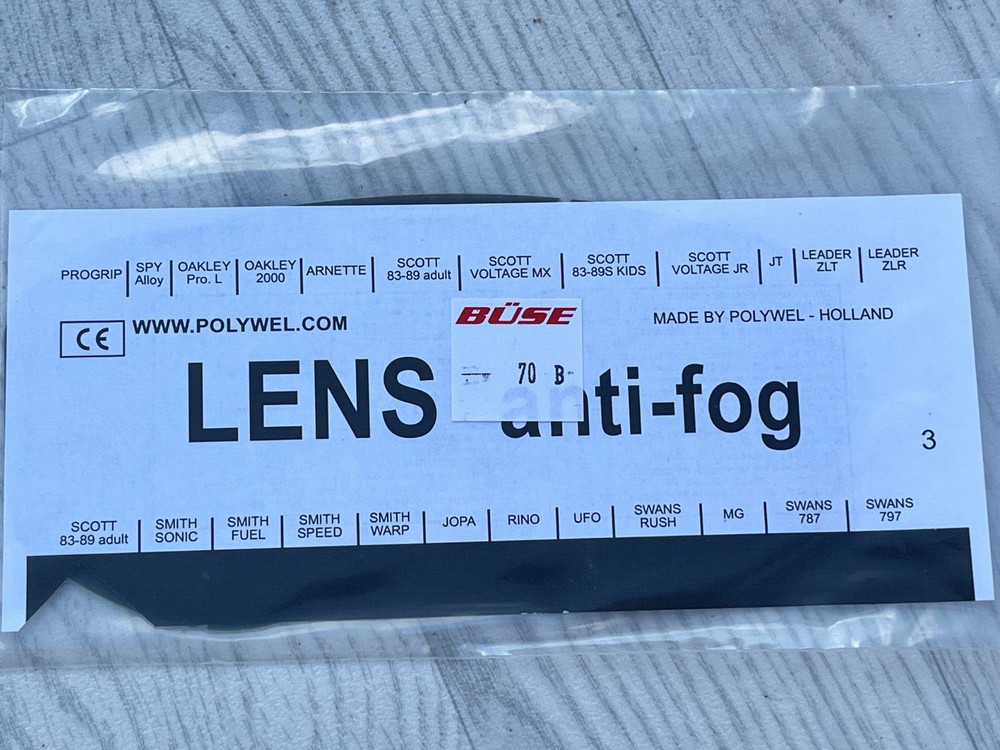 Scott 83 89 Replacement Lens Lens Tinted Glasses