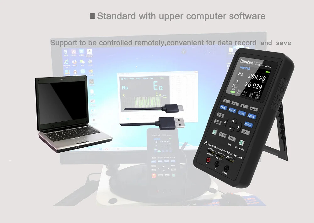 Precision Versatile Handheld LCR Meter for Measuring Inductance Capacitance