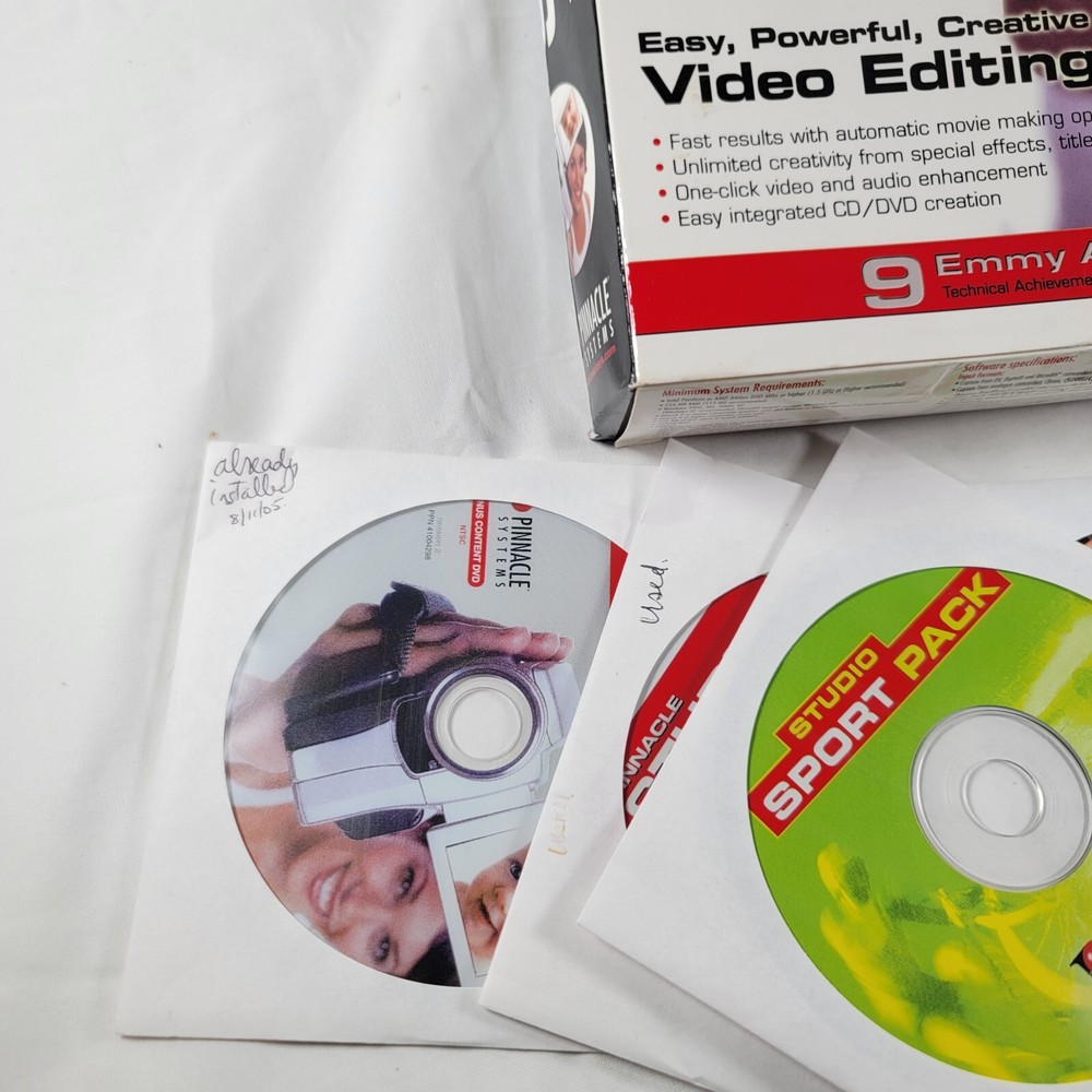 Pinnacle Studio AV/DV Version 9 Video Editing