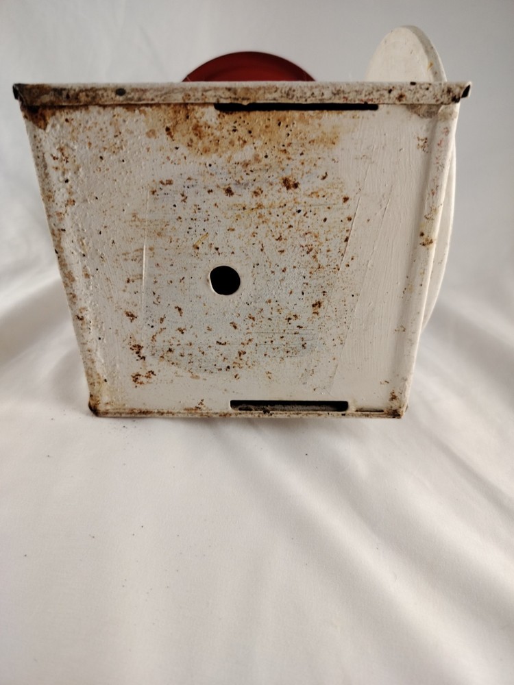 Vintage Red Way Rite Kitchen Scale Rustic Style 25 lbs.
