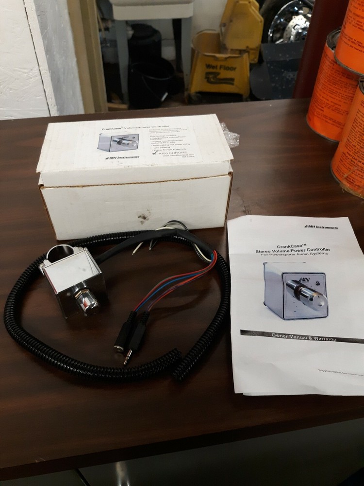 CrankCase stereo volume/ power controller for 1" bars