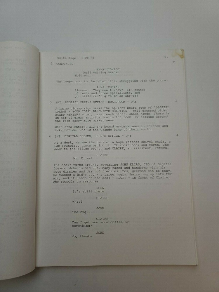 PURPOSE / Ronen Apteker & Alan Lazar 2000 Screenplay, software developer billion