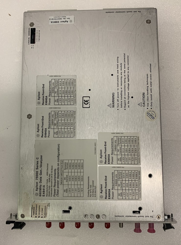 HP / Agilent / Keysight E4841A Data Generator / Analyzer Module