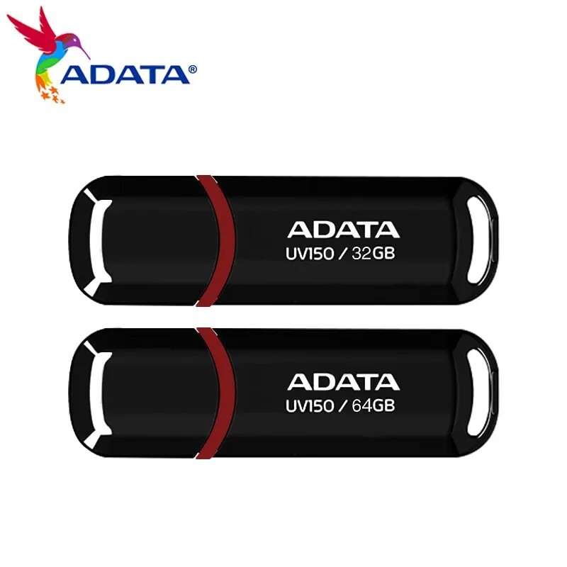 USB 3.2 ADATA UV150 USB Flash Drive 64GB High Speed Original pendrive Mini
