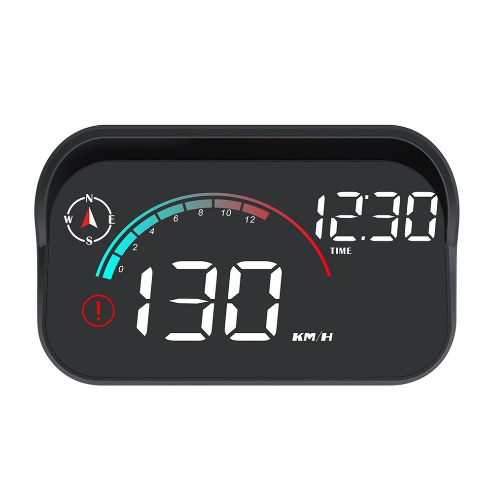 Speedometer HUD, Onboard Computer Head Up Display Gadgets Smart Time Compass