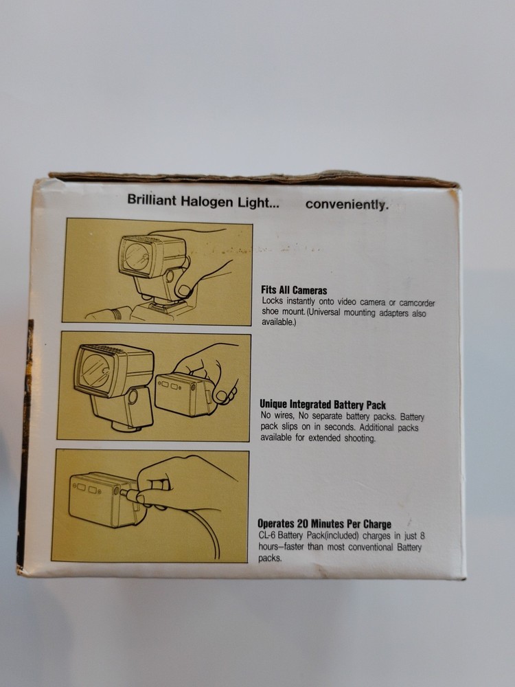 New Open Box Sunpak CV-200 Video Light